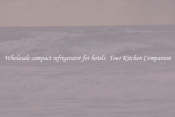 Wholesale compact refrigerator for hotels: Your Kitchen Companion