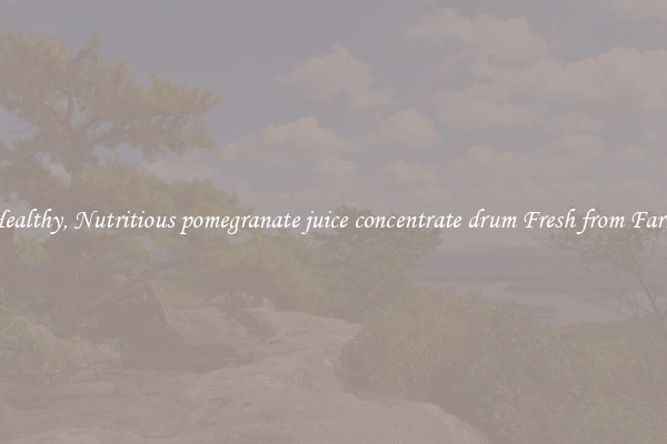 Healthy, Nutritious pomegranate juice concentrate drum Fresh from Farm