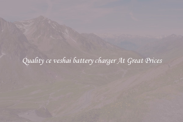 Quality ce veshai battery charger At Great Prices
