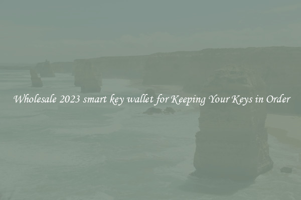 Wholesale 2023 smart key wallet for Keeping Your Keys in Order