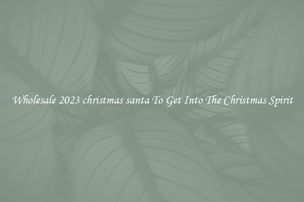 Wholesale 2023 christmas santa To Get Into The Christmas Spirit