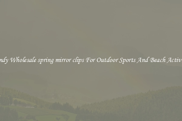 Trendy Wholesale spring mirror clips For Outdoor Sports And Beach Activities