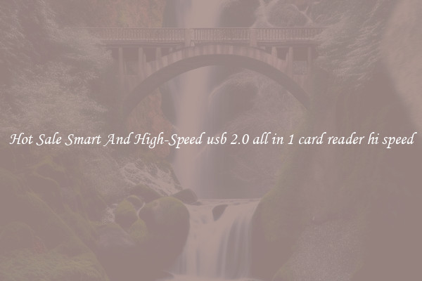 Hot Sale Smart And High-Speed usb 2.0 all in 1 card reader hi speed